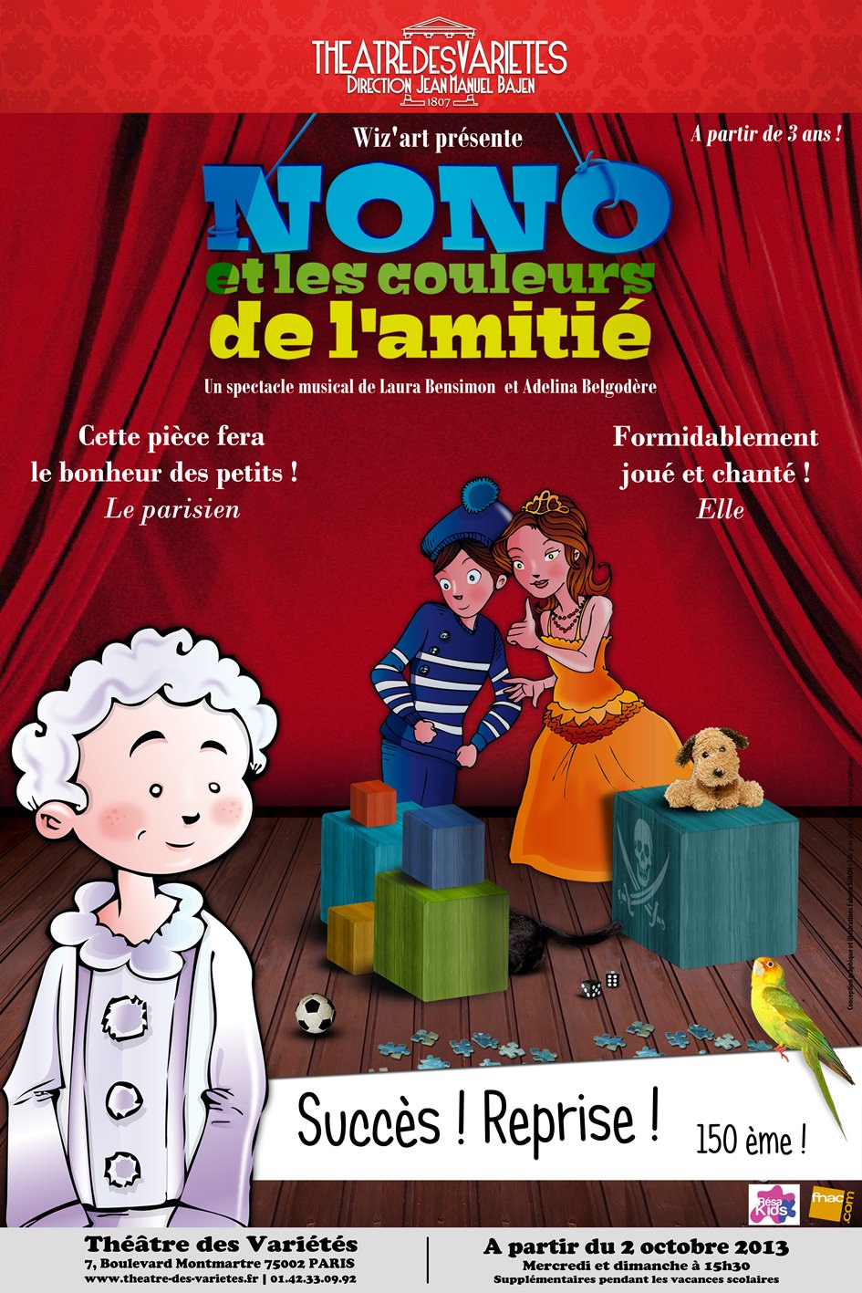 Nono et les couleurs de l’amitié - Théâtre des Variétés