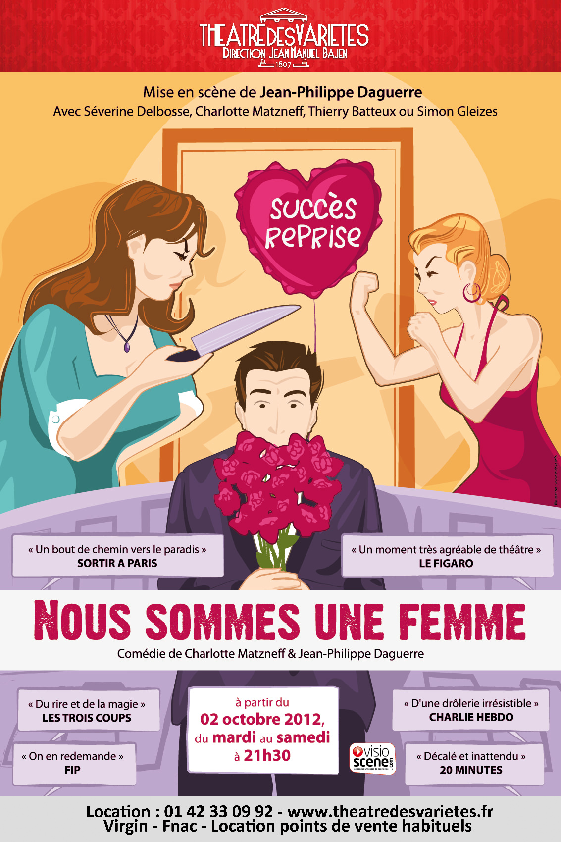 Nous sommes une femme - Théâtre des Variétés