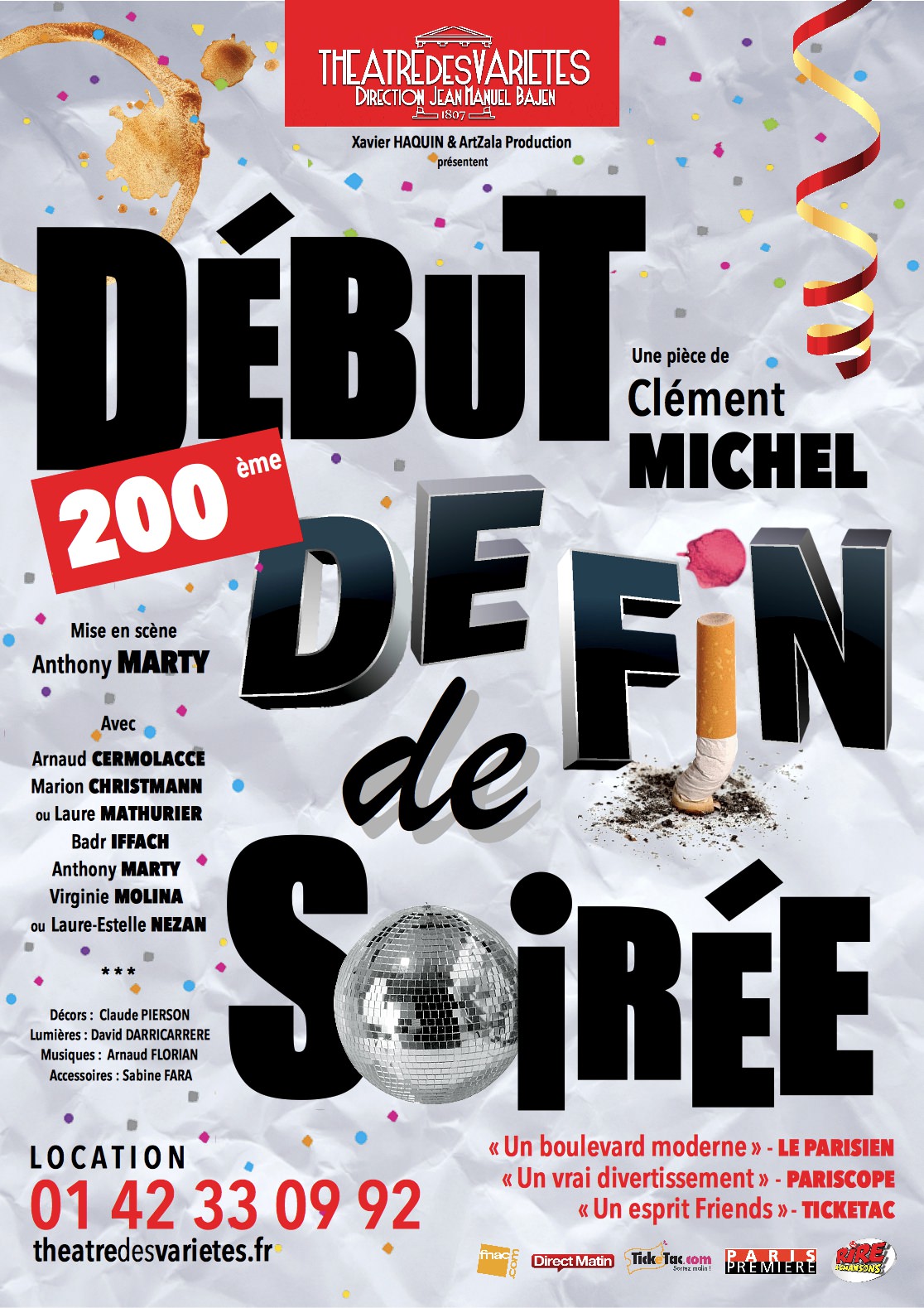 Debut de fin de soirée - Théâtre des Variétés