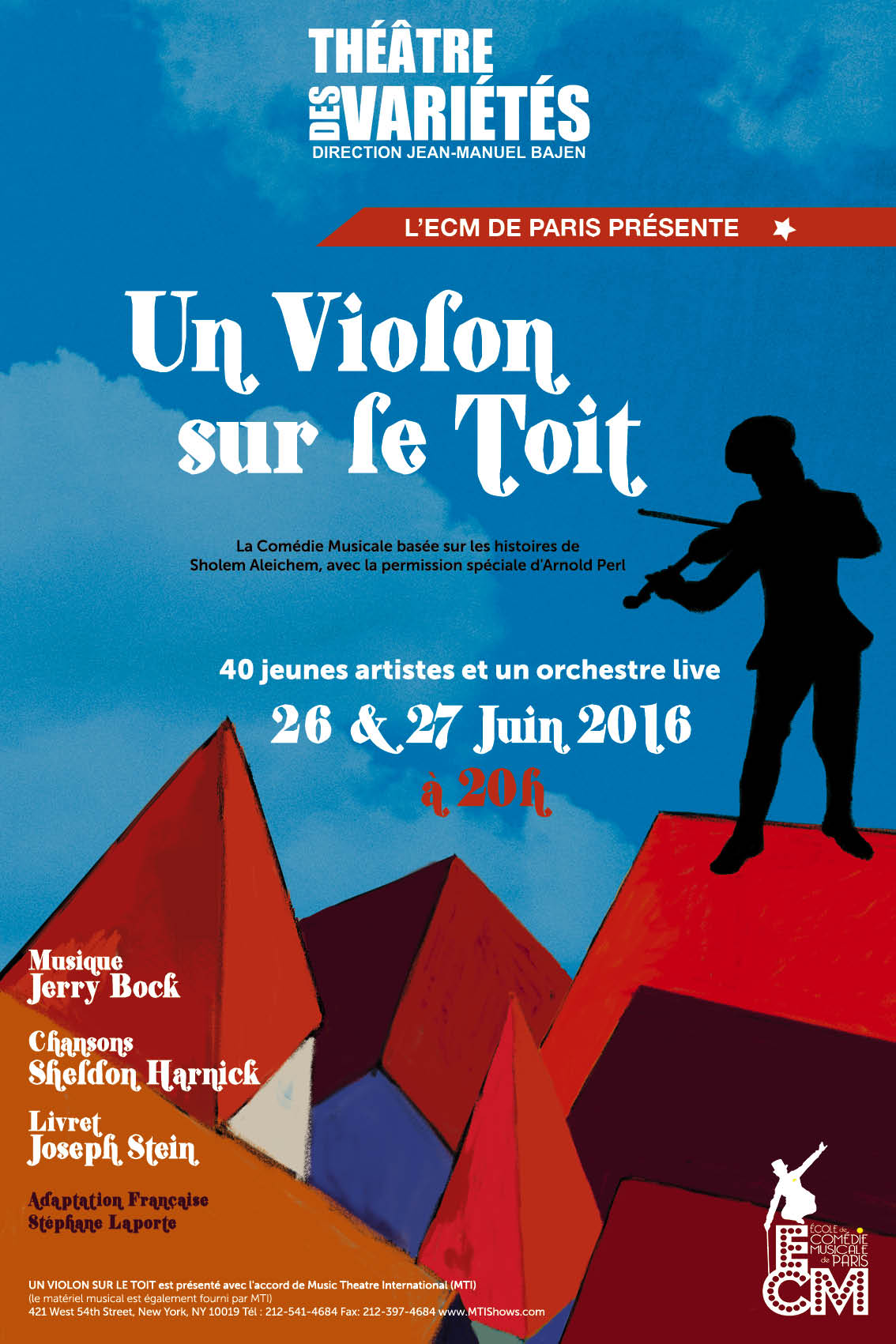 Un violon sur le toit [FINI] - Théâtre des Variétés