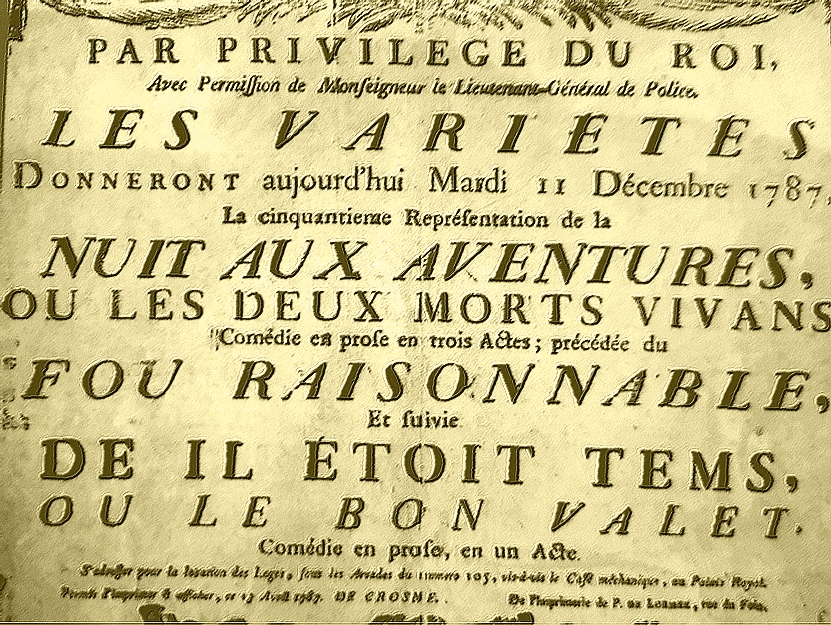  - Théâtre des Variétés