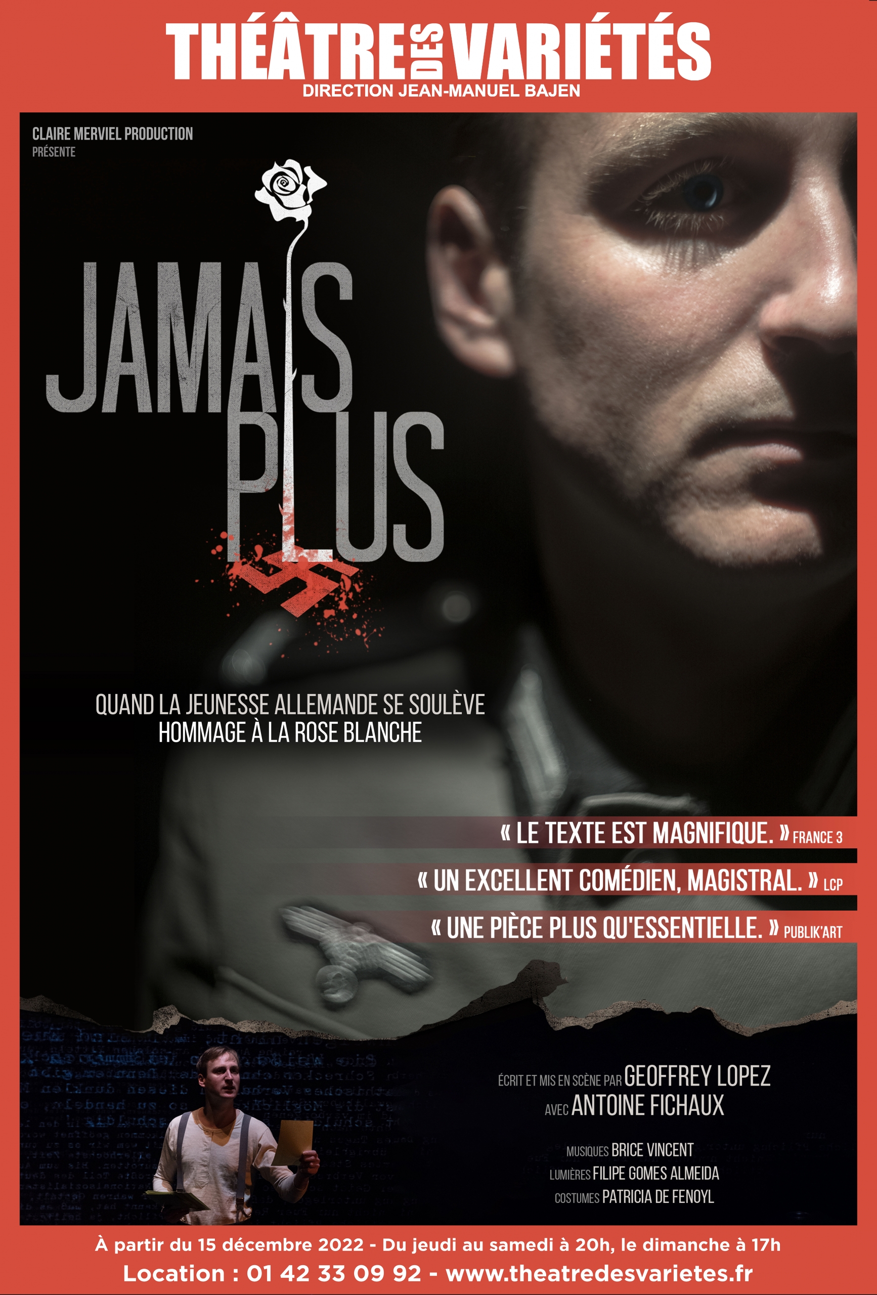 JAMAIS PLUS [FINI] - Théâtre des Variétés