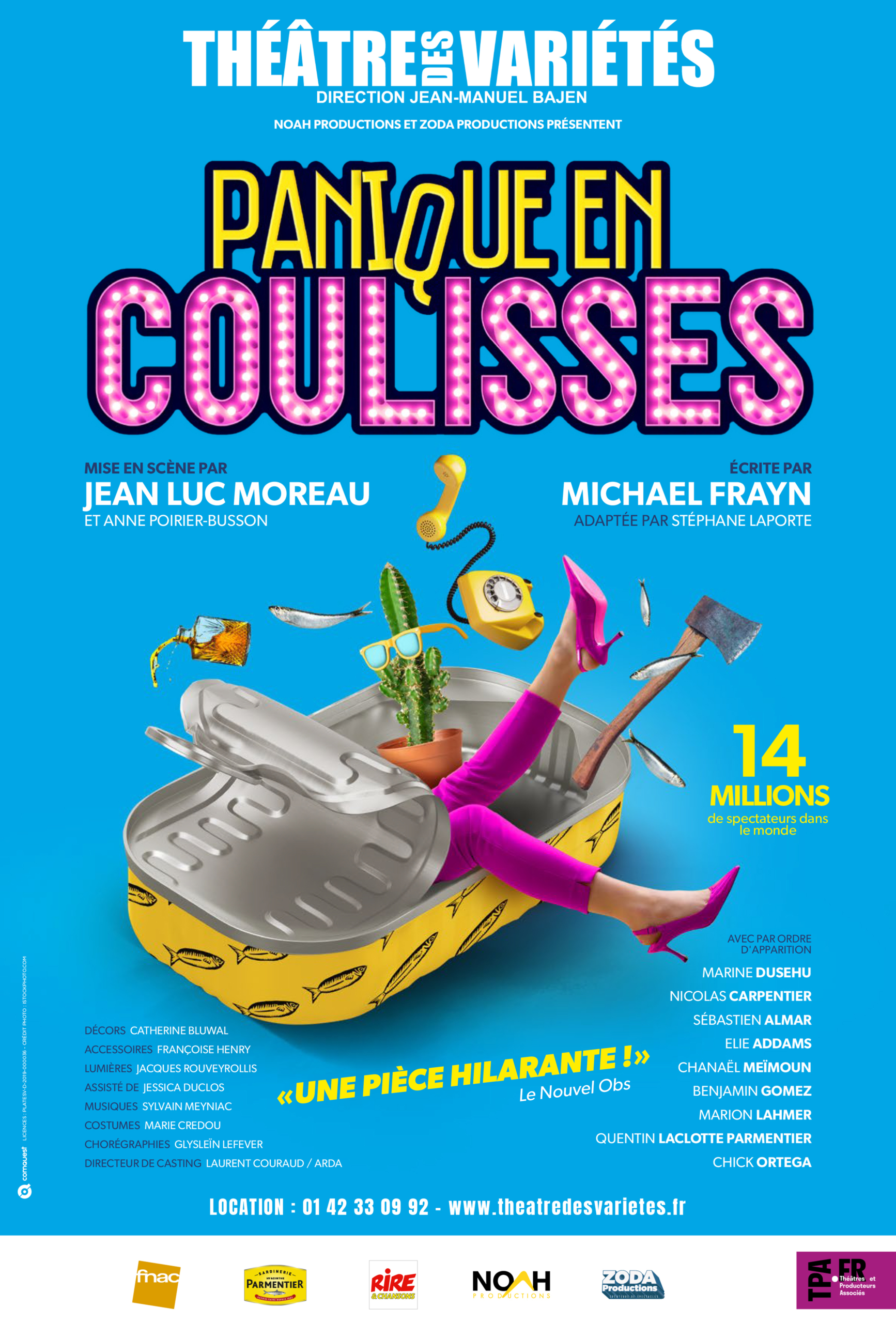 PANIQUE EN COULISSES [FINI] - Théâtre des Variétés