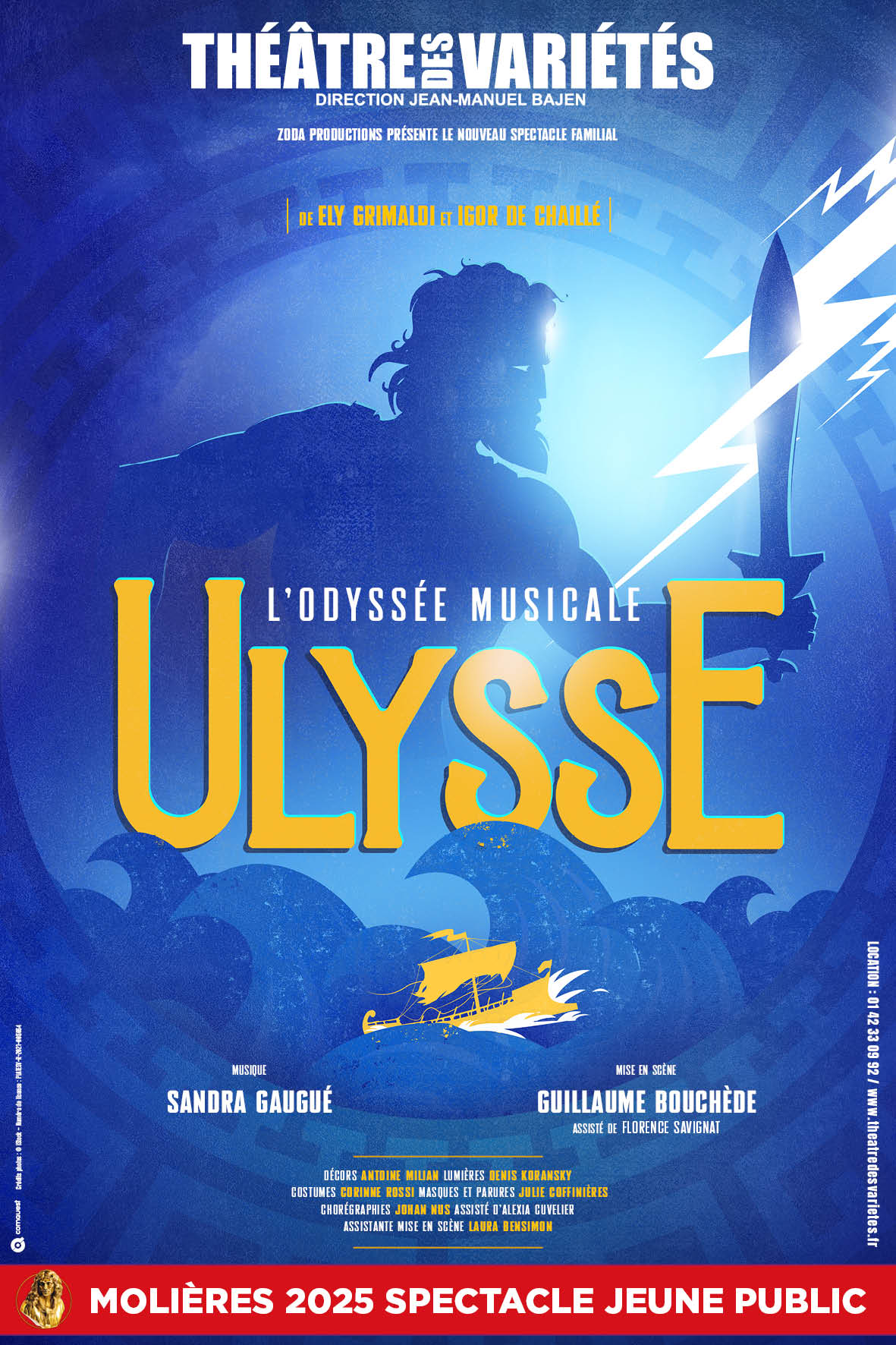 ULYSSE, L’ODYSSÉE MUSICALE [FINI] - Théâtre des Variétés