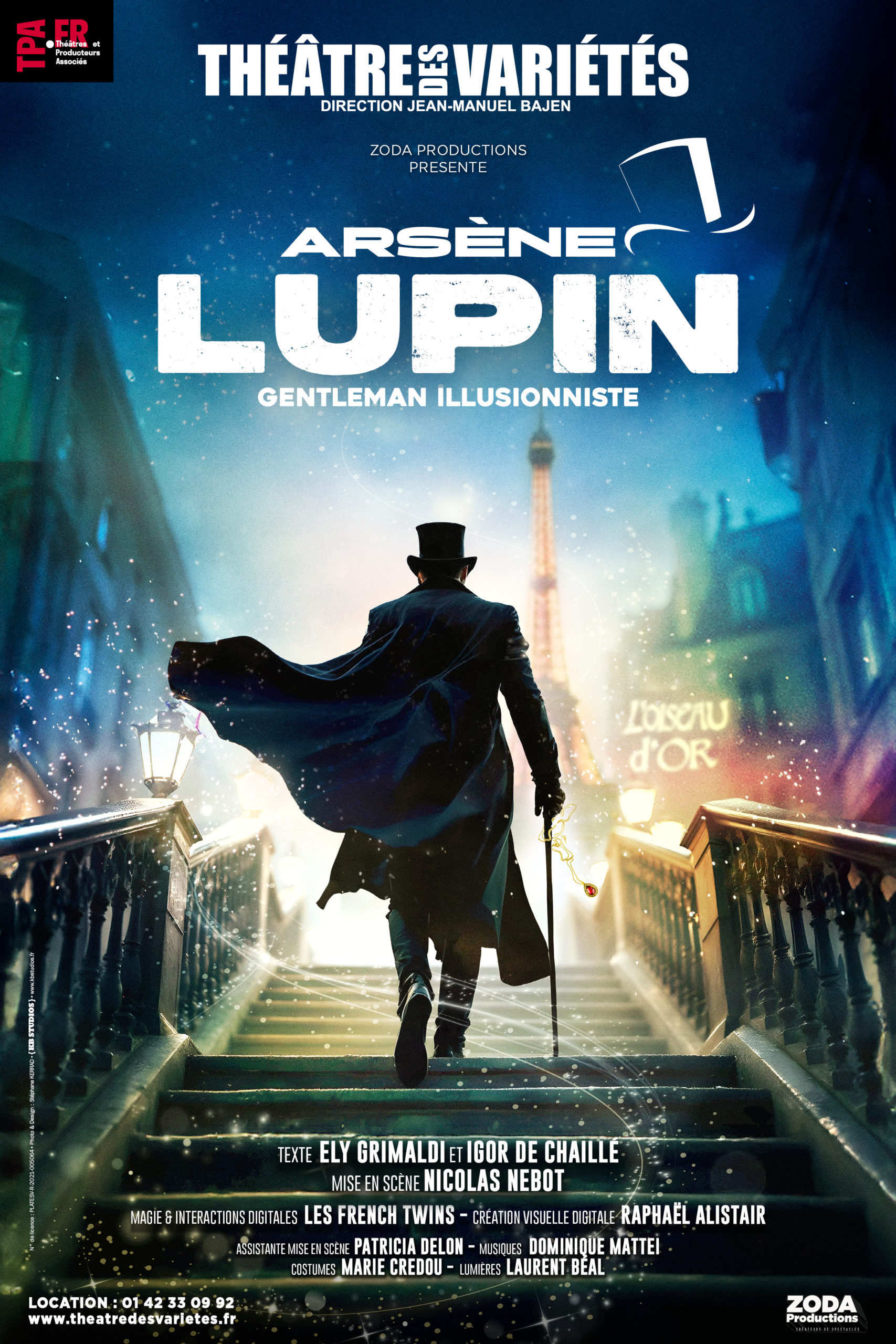 ARSÈNE LUPIN, GENTLEMAN ILLUSIONNISTE - Théâtre des Variétés