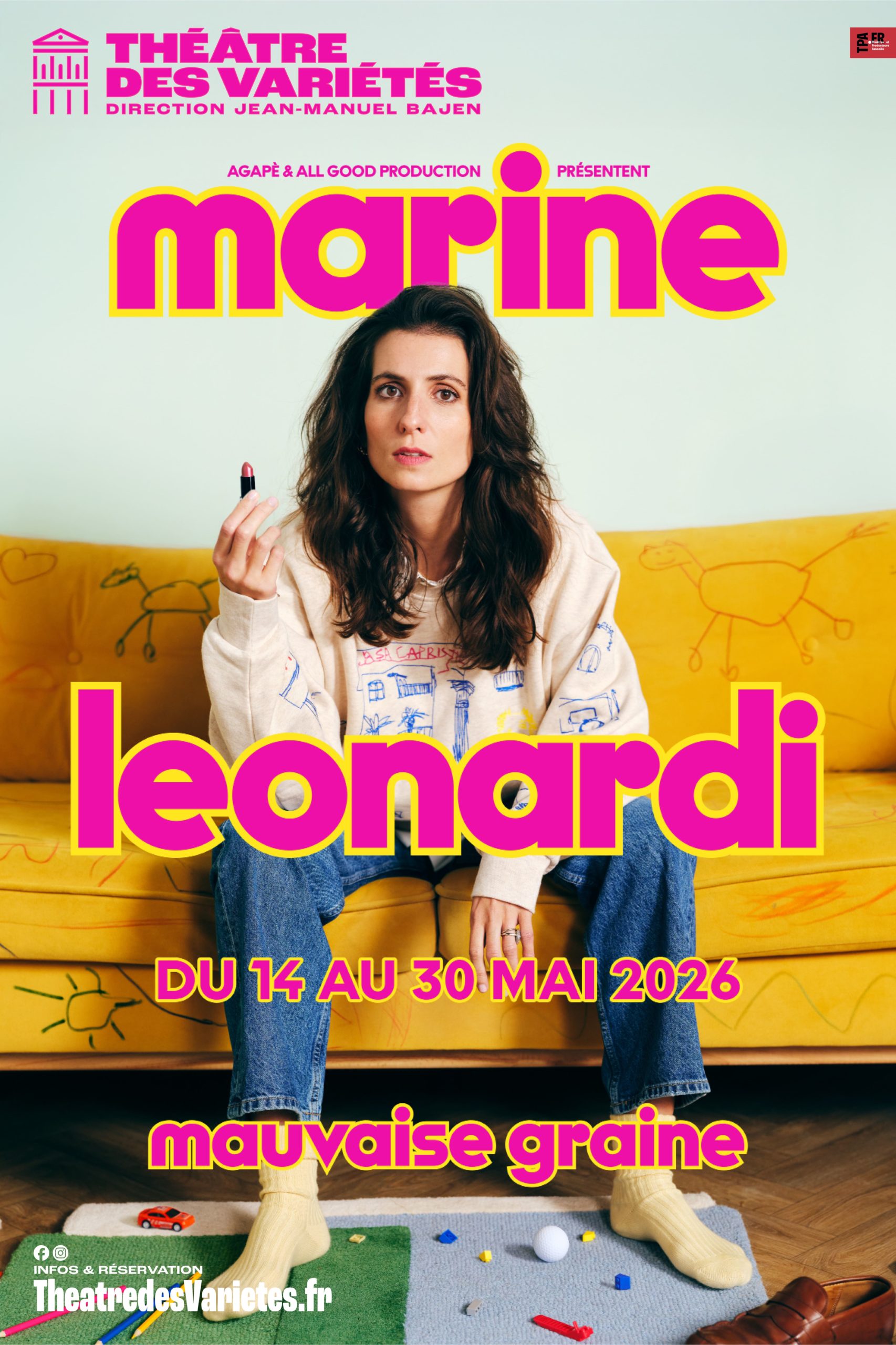 MARINE LEONARDI – MAUVAISE GRAINE - Théâtre des Variétés