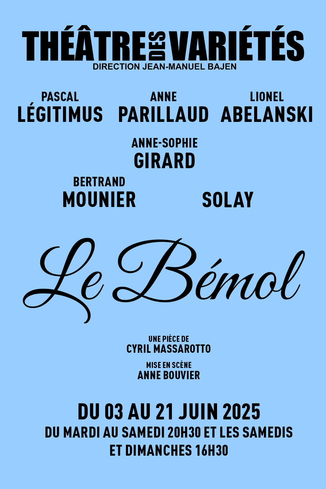 LE BÉMOL - Théâtre des Variétés